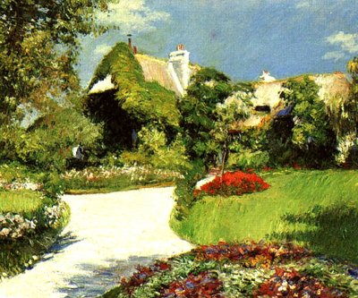 Cottage in Trouville by Gustave Caillebotte